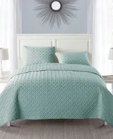 Nina 2-Piece Embossed Twin Quilt Set