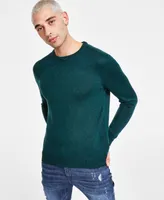 I.n.c. International Concepts Men's Regular-Fit Textured Crewneck Sweater, Created for Macy's