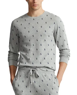 Polo Ralph Lauren Men's Waffle-Knit Thermal Sleep Shirt