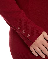 Joseph A Plus Size Long Sleeve Turtleneck Sweater