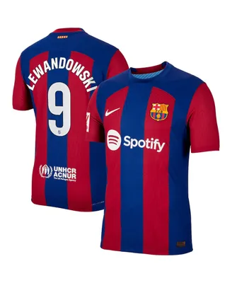 Men's Nike Robert Lewandowski Royal Barcelona 2023/24 Home Authentic Jersey