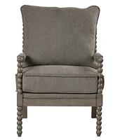 Best Master Furniture Hutch 36" Fabric Arm Chair