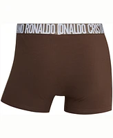 CR7 Men's Cotton Blend Trunks in Travel Bag, Pack of 5