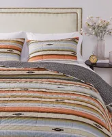 Greenland Home Fashions Painted Desert Reversible 3 Piece Quilt Set