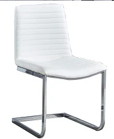Best Master Furniture Blanca 34" Faux Leather Dining Chairs
