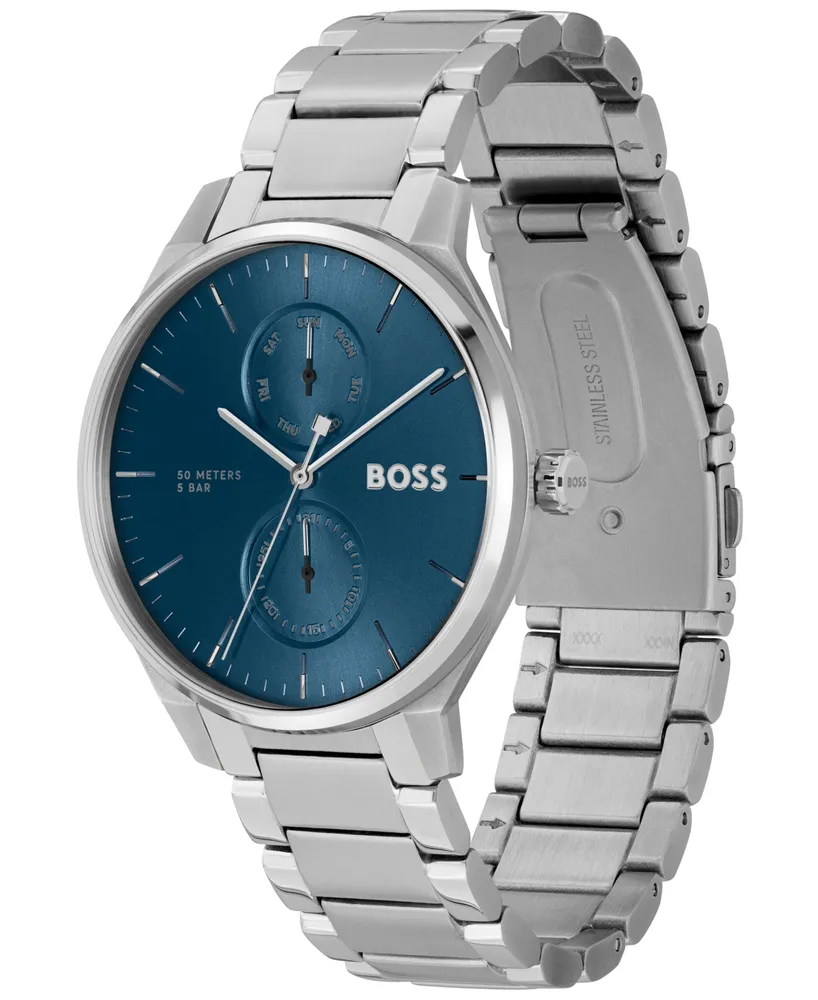 Hugo Boss Men's Tyler Quartz Multifunction Stainless Steel Watch 43mm