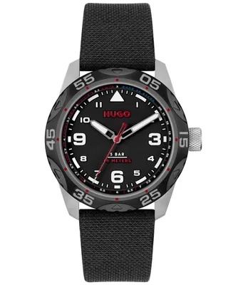 Hugo Boss Men's Trek Quartz Woven Nylon Watch 42mm