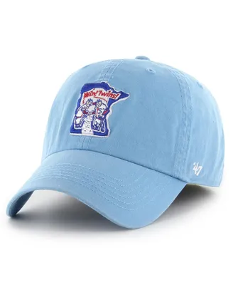 Men's '47 Brand Light Blue Minnesota Twins Cooperstown Collection Franchise Fitted Hat
