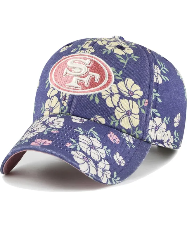 47 Brand San Francisco 49ers Ladies Sparkle Slouch Adjustable Hat -  White/Scarlet