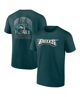 Men's Profile Midnight Green Philadelphia Eagles Big and Tall Two-Sided T-shirt