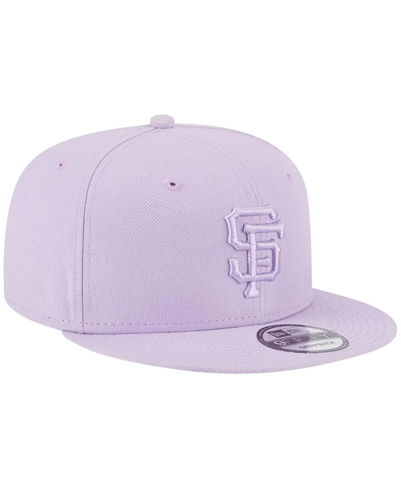 Men's New Era Lavender San Francisco Giants Spring Color Basic 9FIFTY Snapback Hat