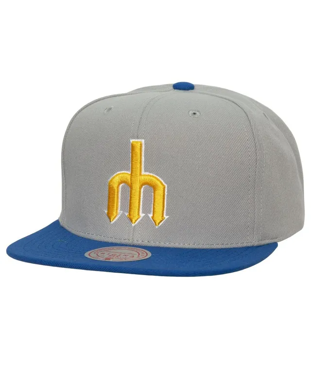 Mitchell & Ness Men's Mitchell & Ness Gray Houston Astros Cooperstown  Collection Away Snapback Hat - Gray