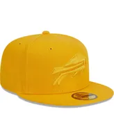 Men's New Era Gold Buffalo Bills Color Pack 59FIFTY Fitted Hat