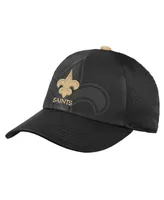 Big Boys and Girls Black New Orleans Saints Tailgate Adjustable Hat