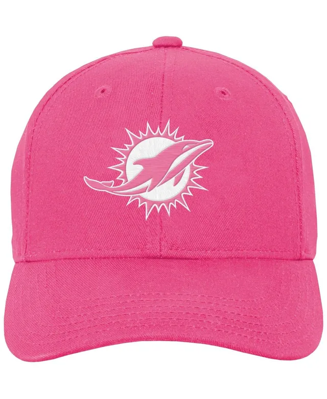 47 Brand Girls Youth Pink Miami Dolphins Rose MVP Adjustable Hat - Macy's