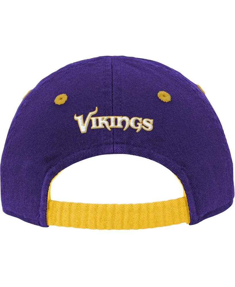 Boys and Girls Infant Purple Minnesota Vikings Team Slouch Flex Hat