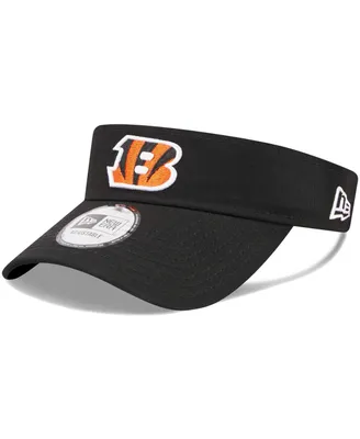 Men's New Era Black Cincinnati Bengals Main Adjustable Visor