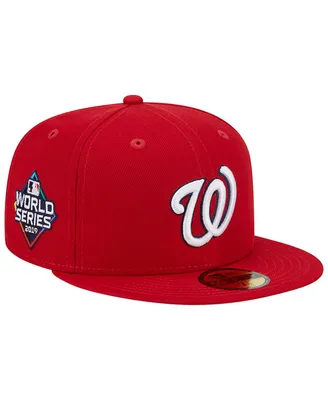 Men's New Era Red Washington Nationals 2019 World Series Team Color 59FIFTY Fitted Hat