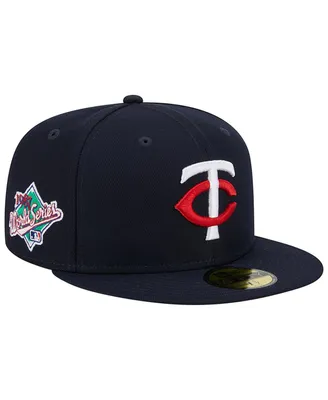 Men's New Era Navy Minnesota Twins 1987 World Series Team Color 59FIFTY Fitted Hat