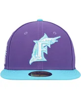 Men's New Era Purple Florida Marlins Vice 59FIFTY Fitted Hat