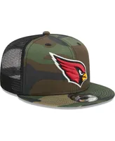 Men's New Era Camo Arizona Cardinals Main Trucker 9FIFTY Snapback Hat