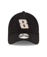 Men's New Era Black Kyle Busch Team Enzyme Washed 9TWENTY Adjustable Hat