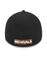 Men's New Era Black Cincinnati Bengals City Originals 39THIRTY Flex Hat