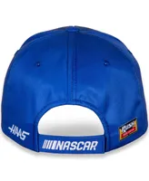 Men's Stewart-Haas Racing Team Collection Royal, White Chase Briscoe Highpoint.com Uniform Adjustable Hat