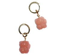 seree Kitty — Jade stone charm earrings
