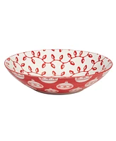 Certified International Peppermint Candy 40 oz Soup Bowls Set of 6, Service for 6