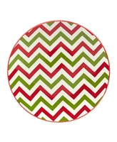 Certified International Holiday Fun 6" Canape Plates Set of 6, Service for 6