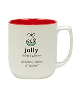 Certified International Christmas Fun Sayings 16 oz Mugs Set of 6