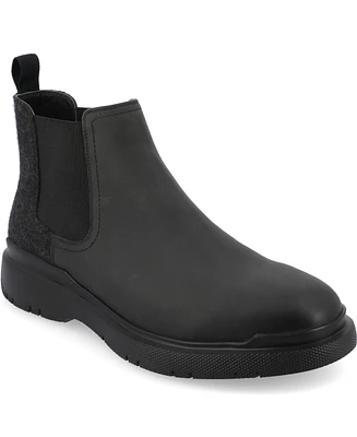 Thomas & Vine Men's Tilton Water Resistant Tru Comfort Foam Plain Toe Chelsea Boots