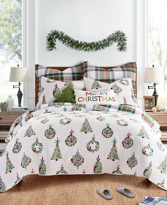 Levtex Festive Baubles Reversible 2-Pc. Quilt Set, Twin/Twin Xl