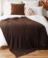 Battilo Texture Triple Zig-Zag Lightweight Throw, 50" x 60"