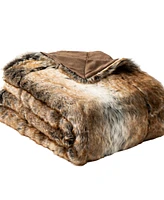 Battilo Luxury Tipped Faux Fur Throw