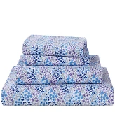 Sunham Microfiber Easy Care Printed -Pc. Sheet Set