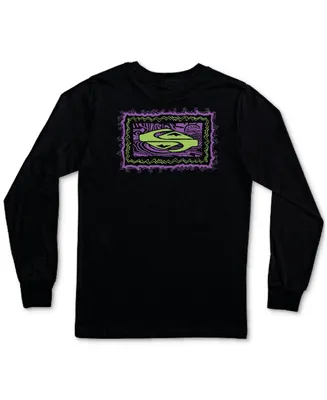 Quiksilver Big Boys Taking Roots Cotton Long-Sleeve Graphic T-Shirt
