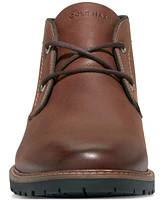 Cole Haan Men's Midland Leather Water-Resistant Lace-Up Lug Sole Chukka Boots