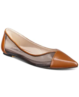 Vaila Shoes Women's Linda Pointed-Toe Flats-Extended sizes 9-14