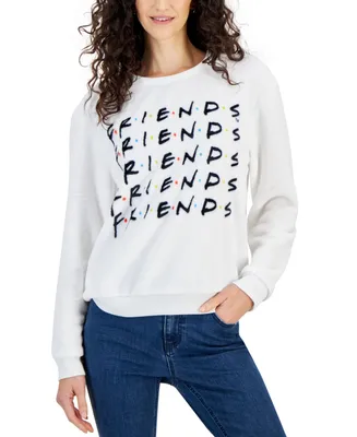 Love Tribe Juniors' Friends Graphic Long-Sleeve Cozy Pullover