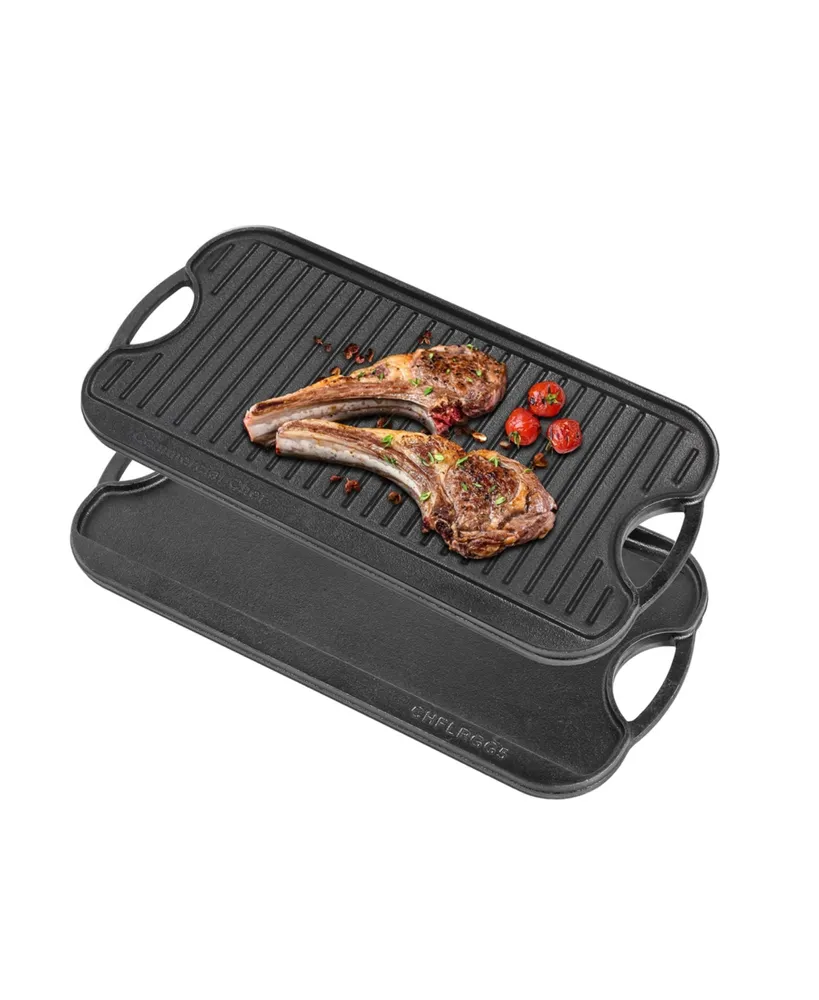 Commercial Chef Reversible Grill Griddle