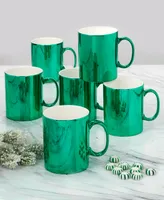 Certified International Holiday Lights 16 oz Mugs Set of 6