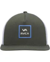 Men's Rvca Olive Va All the Way Trucker Snapback Hat