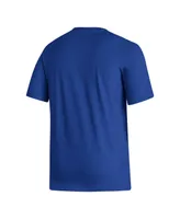 Men's adidas Royal Kansas Jayhawks Head of Class Fresh T-shirt