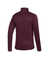 Men's adidas Maroon Texas A&M Aggies 2023 Sideline Aeroready Half-Zip Top