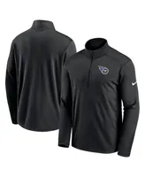 Men's Nike Black Tennessee Titans Pacer Half-Zip Top