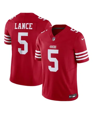Men's Nike Trey Lance Scarlet San Francisco 49ers Vapor F.u.s.e. Limited Jersey