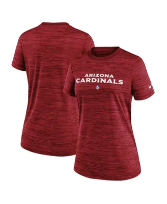 Women's Nike Cardinal Arizona Cardinals Sideline Velocity Performance T-shirt
