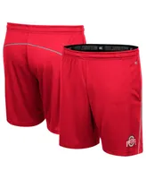 Men's Colosseum Scarlet Ohio State Buckeyes Laws of Physics Shorts